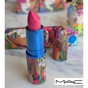 Limited Edition MAC by Chris Chang Matte Lipstick Dddevilish. Bright Pink Rare